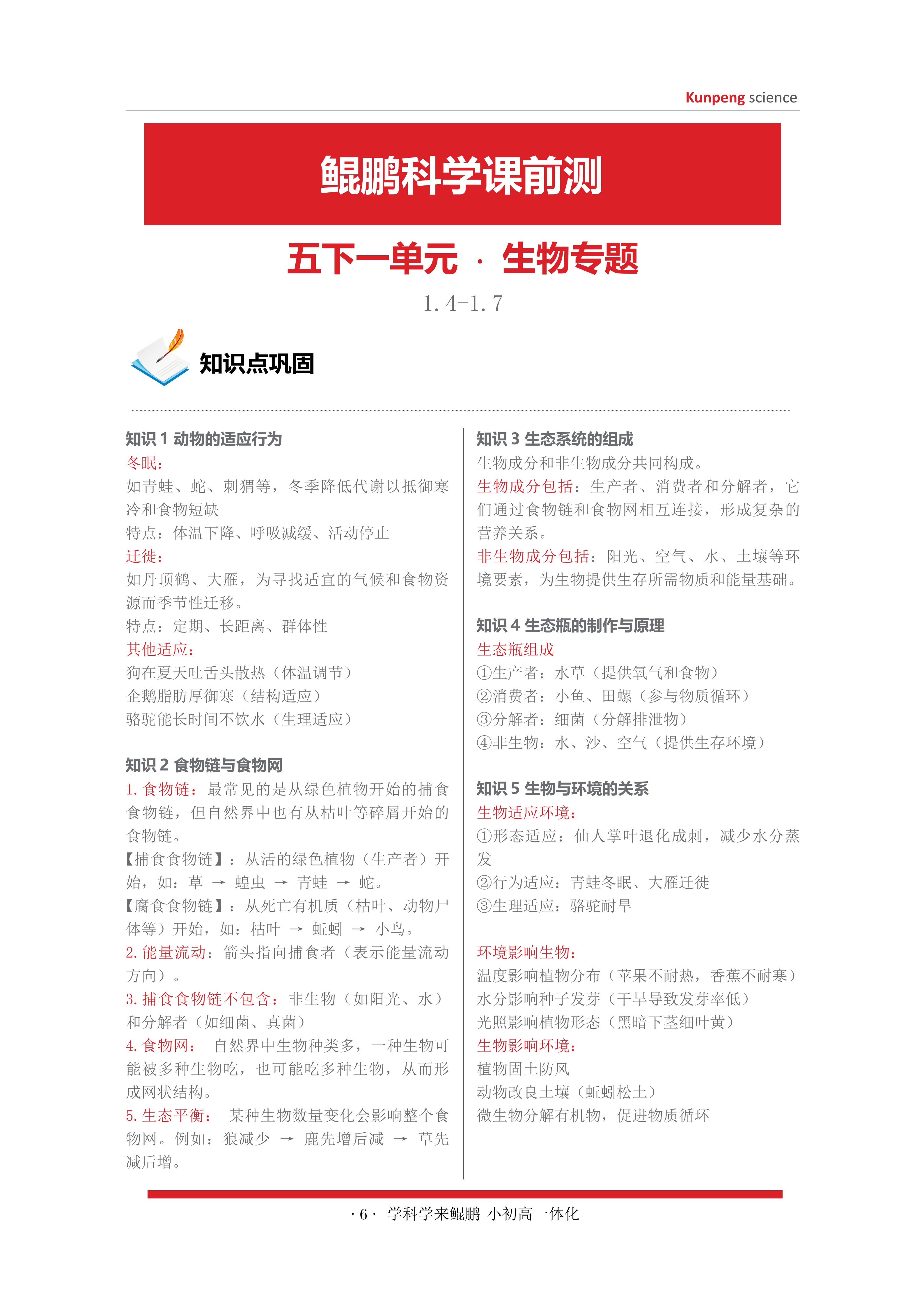 鲲鹏科学课前测 第12页